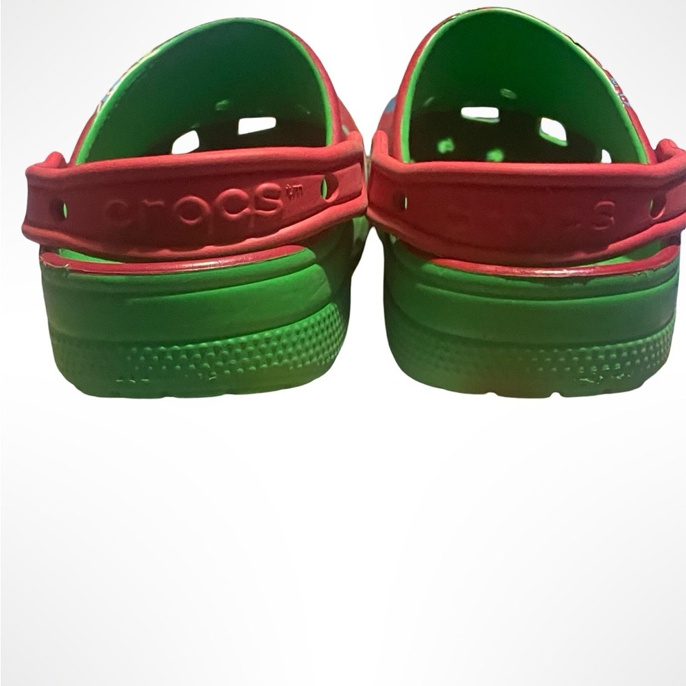 Disney Parks Mickey Mouse Holiday Christmas Crocs‎ Men Size 4 Women 6 - Picture 5 of 6